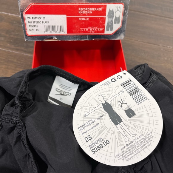 Speedo LZR Racer Pro Recordbreaker Open Back Kneeskin Comfort Strap Tech Suit - Picture 12 of 12